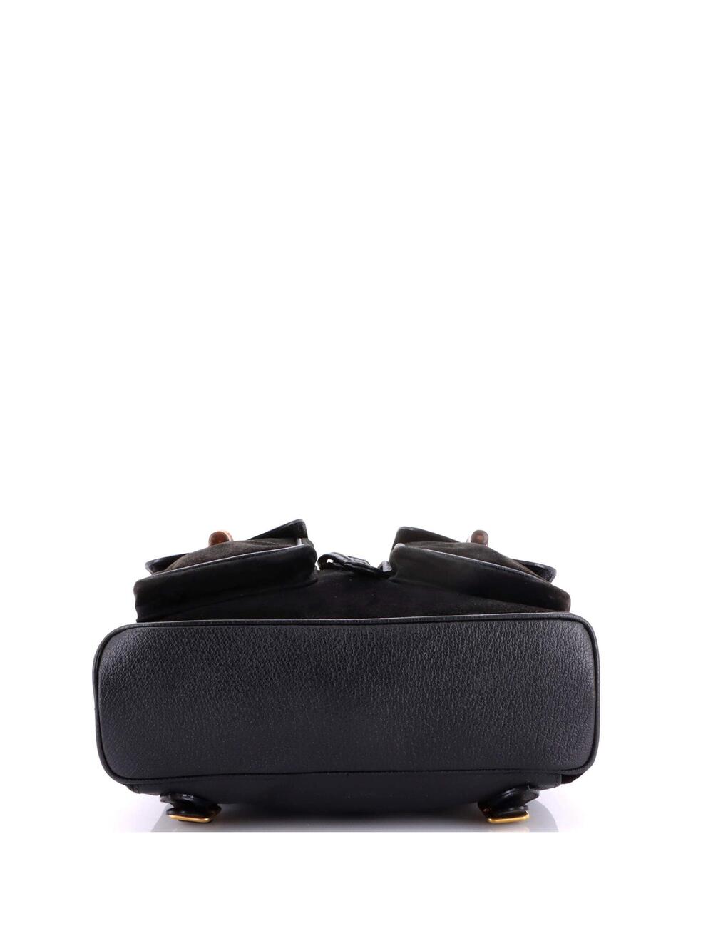 Gucci Vintage Bamboo Backpack Suede #299186G55B - Picture 4 of 8